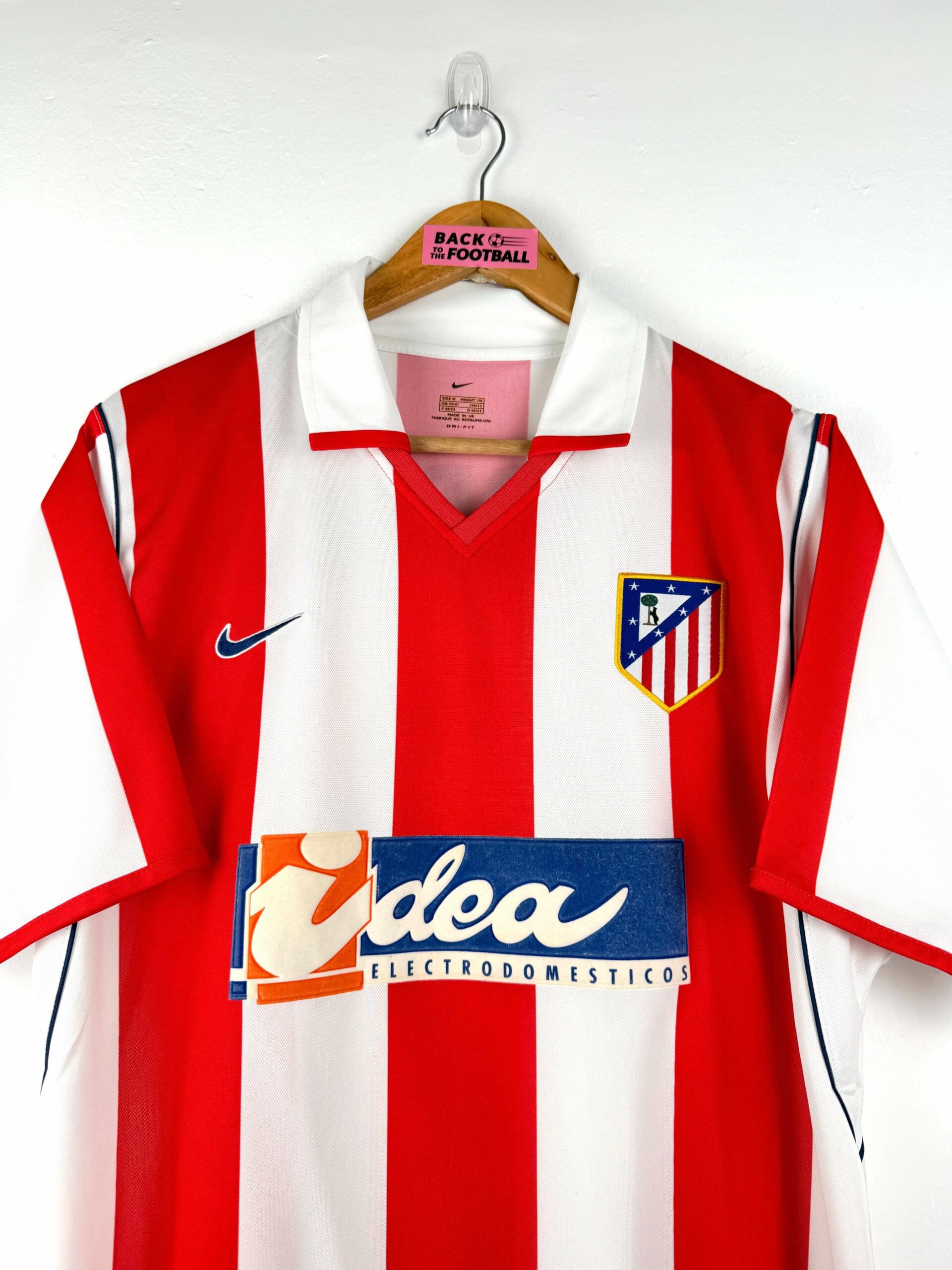 maillot vintage domicile Atlético Madrid 2001/2002 floqué F. Torres #9
