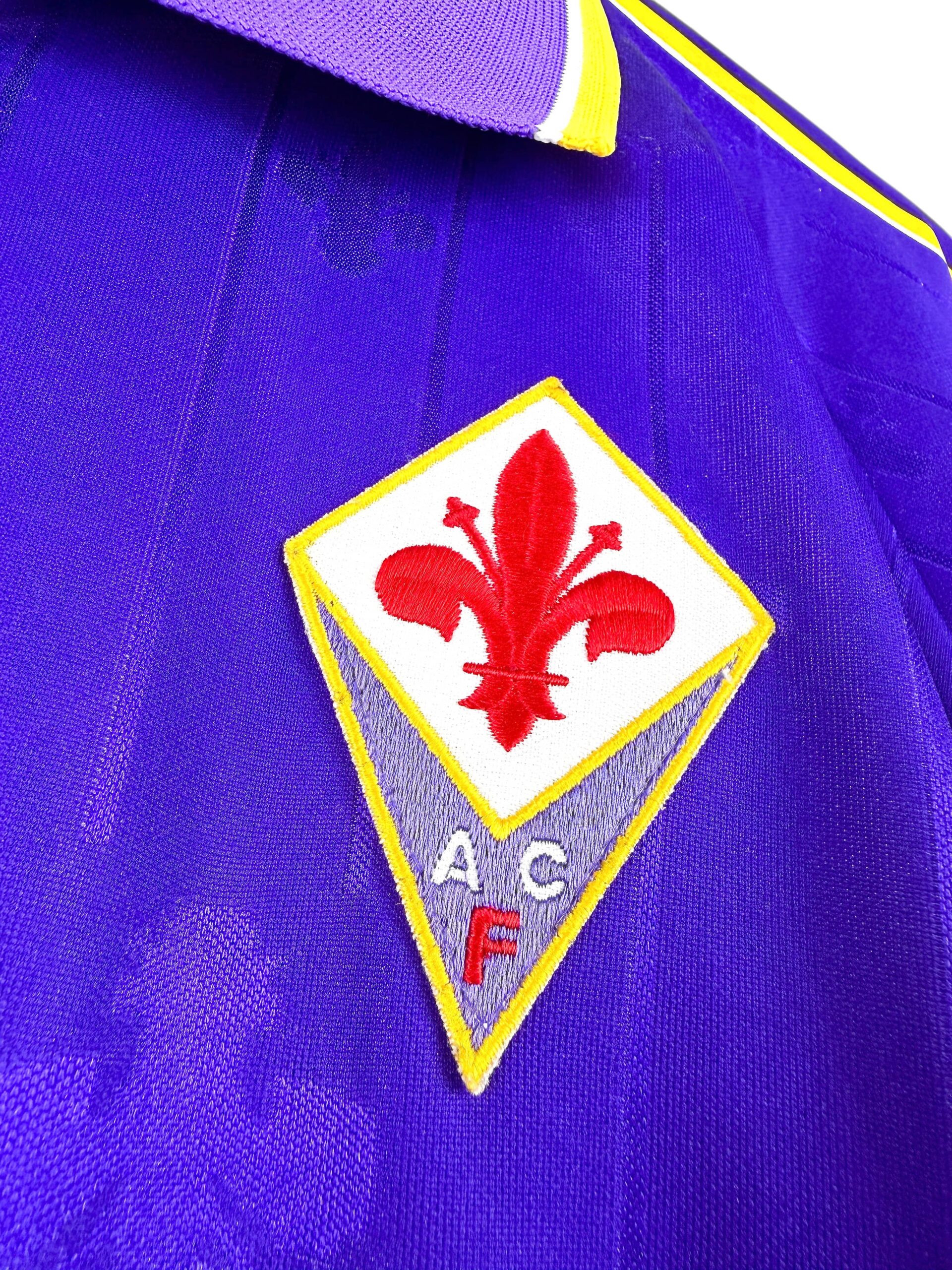 maillot vintage domicile Fiorentina 1997/1998 manches longues