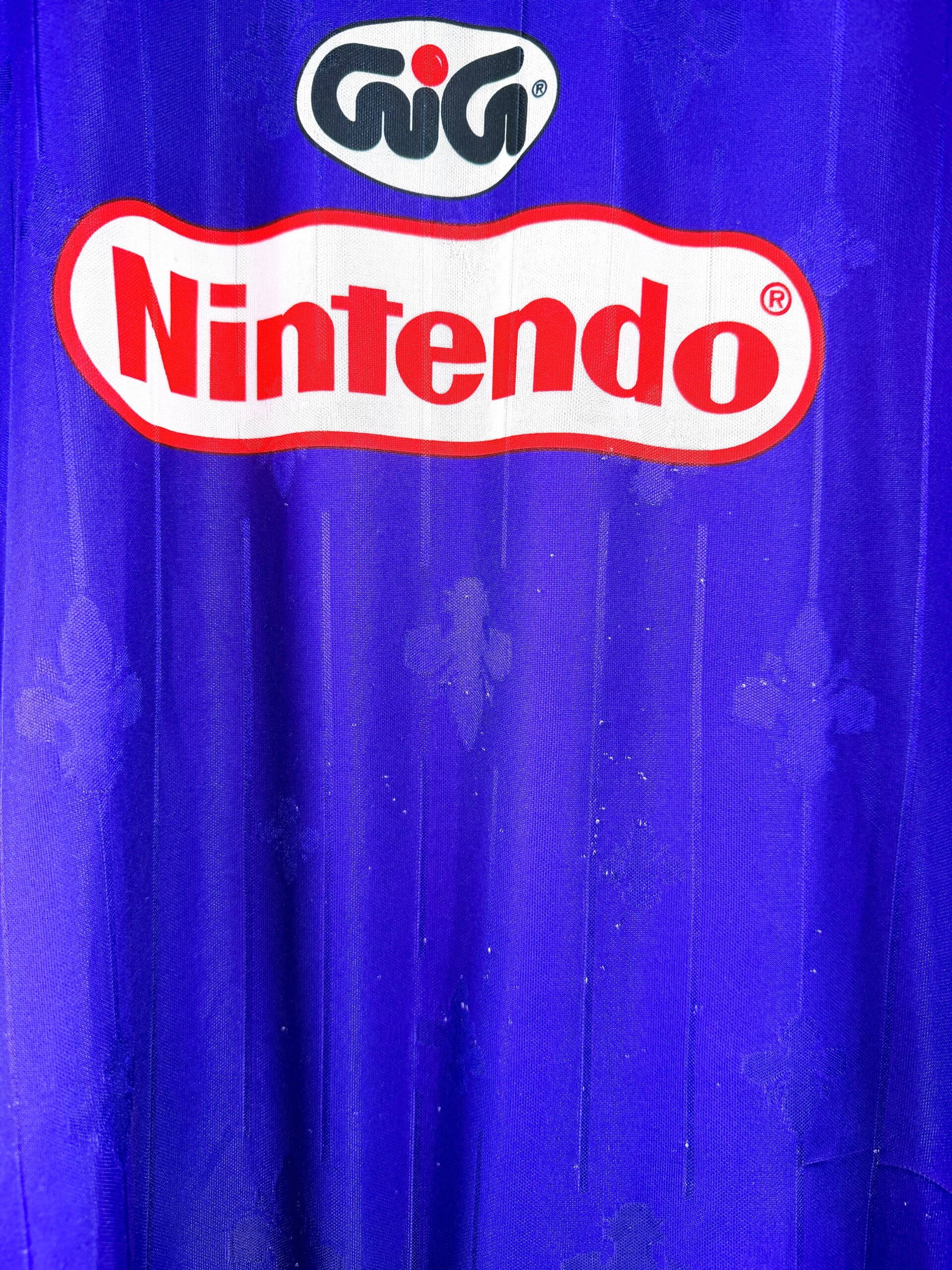 maillot vintage domicile Fiorentina 1997/1998 manches longues