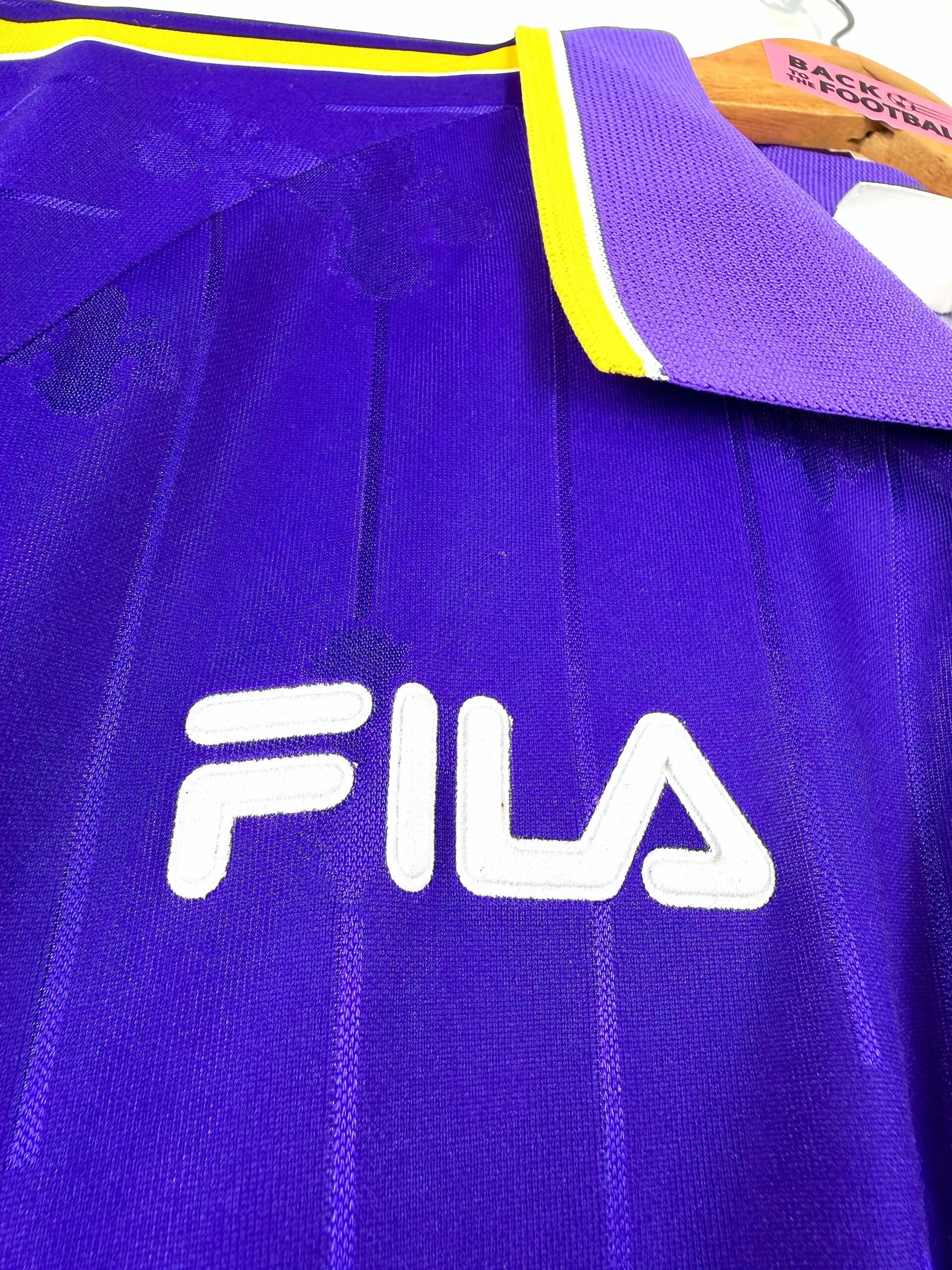 maillot vintage domicile Fiorentina 1997/1998 manches longues