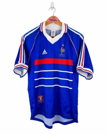 maillot vintage domicile équipe de France 1998