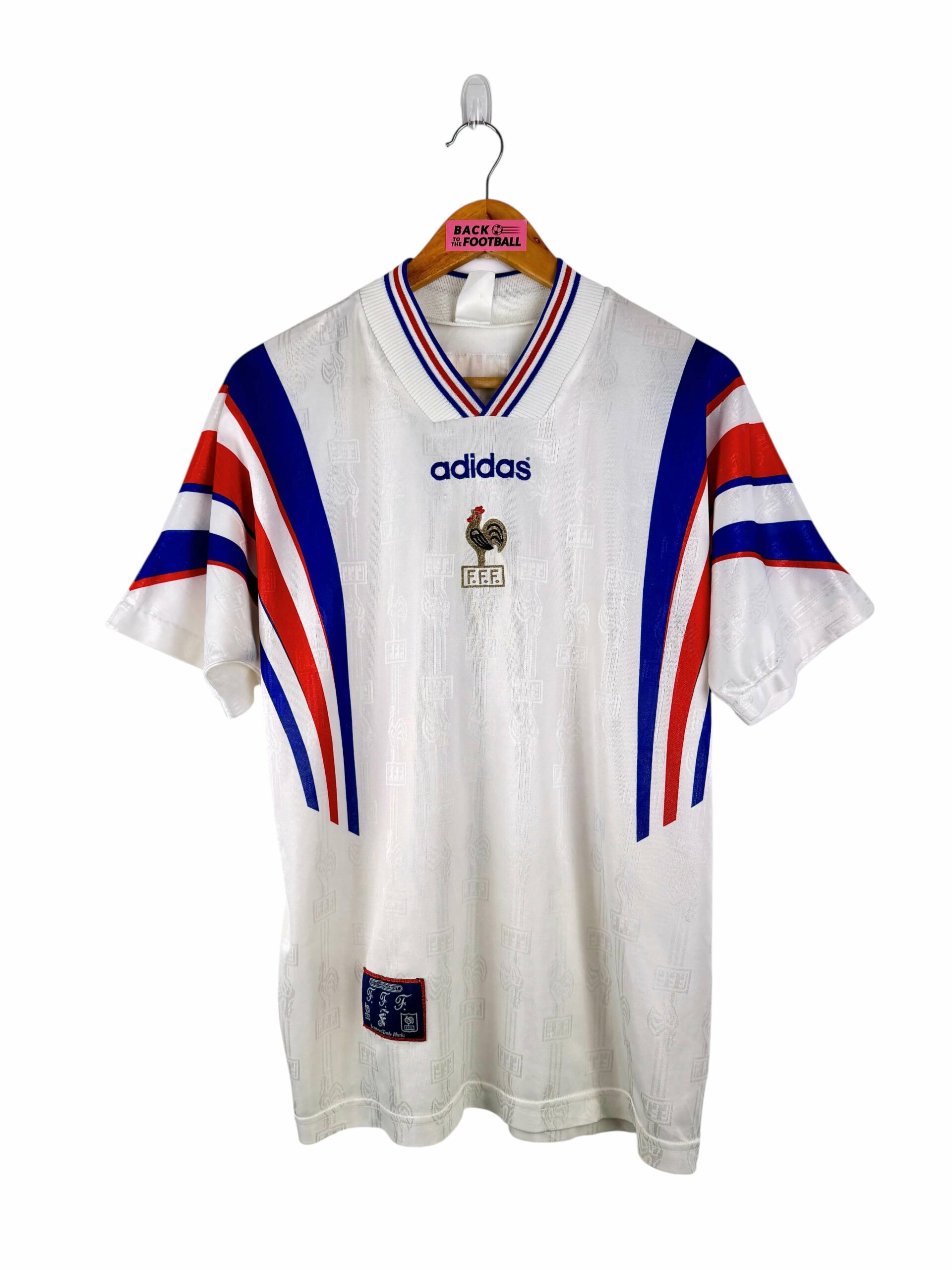maillot vintage extérieur équipe de France 1996