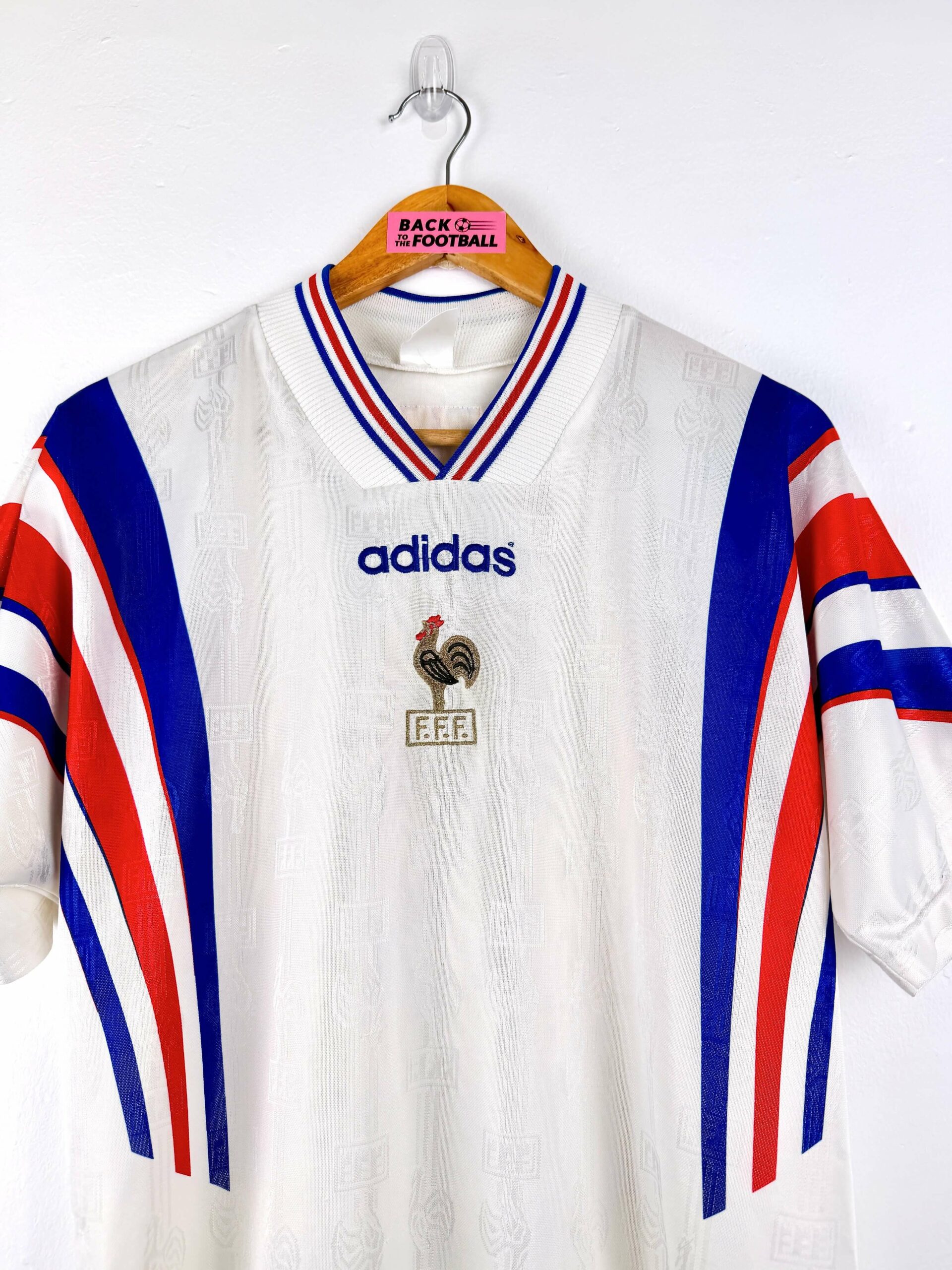 maillot vintage extérieur équipe de France 1996