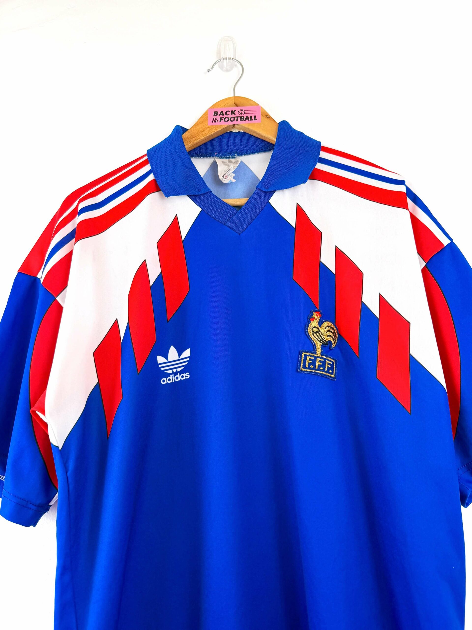 maillot vintage domicile équipe de France 1990