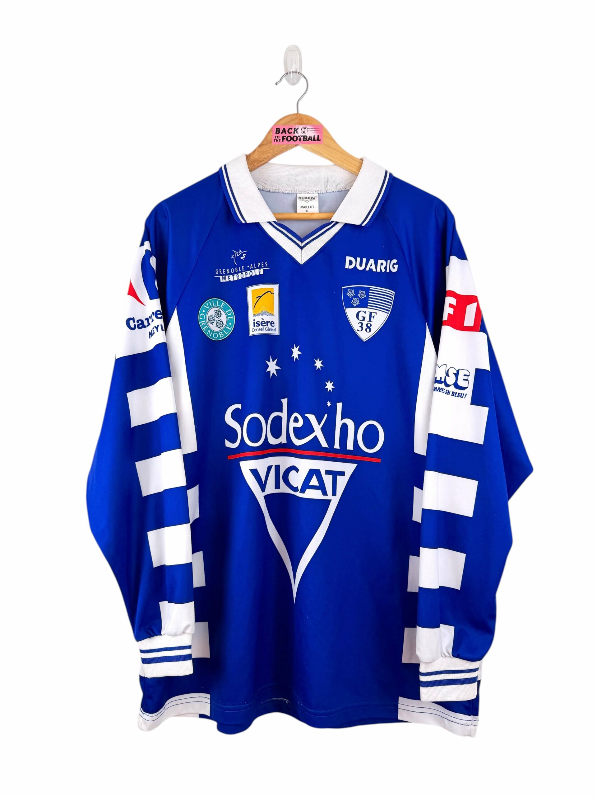maillot vintage domicile Grenoble Foot 38 1999/2000 manches longues