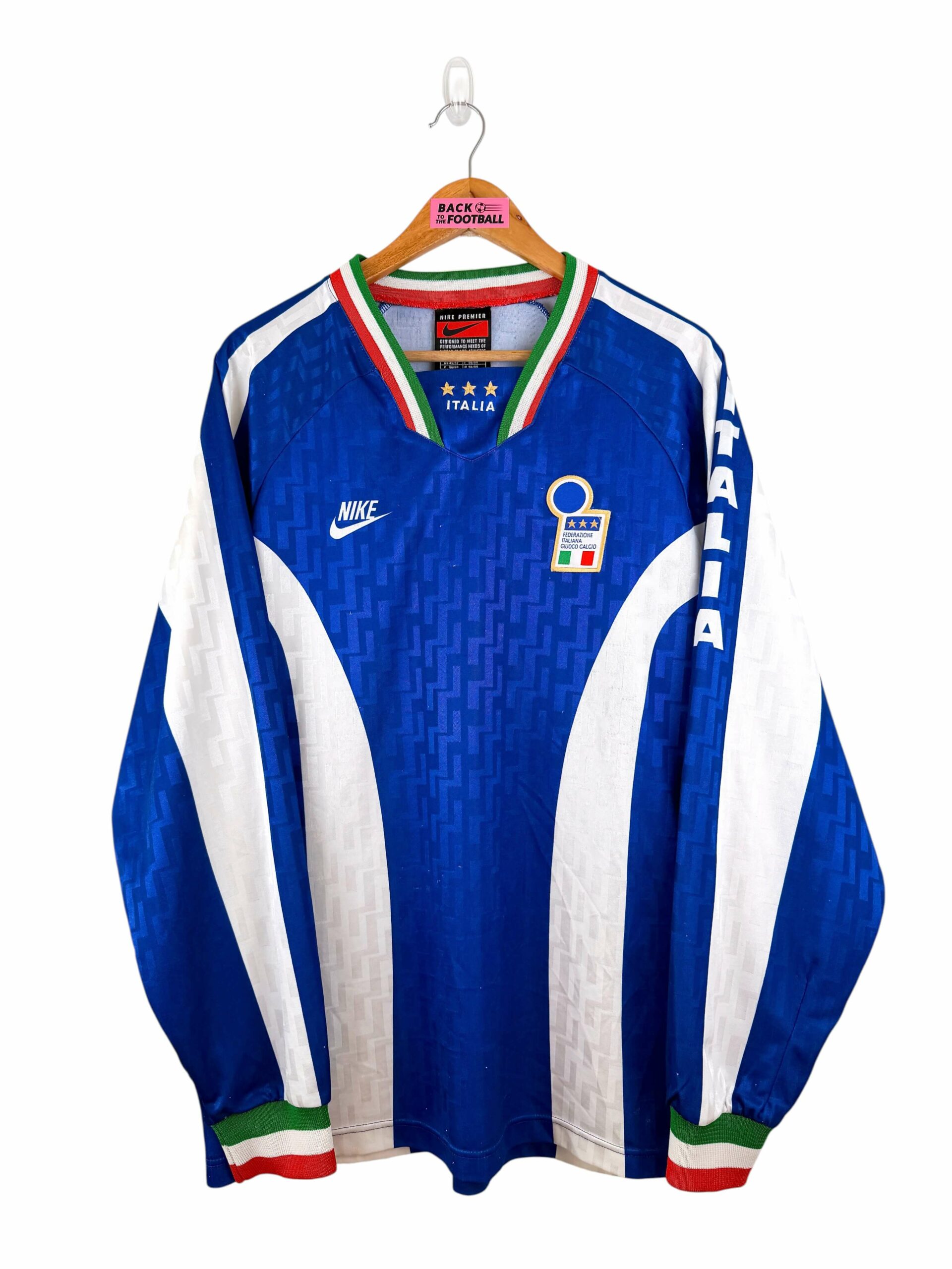 maillot vintage entrainement Italie 1996/1997 manches longues