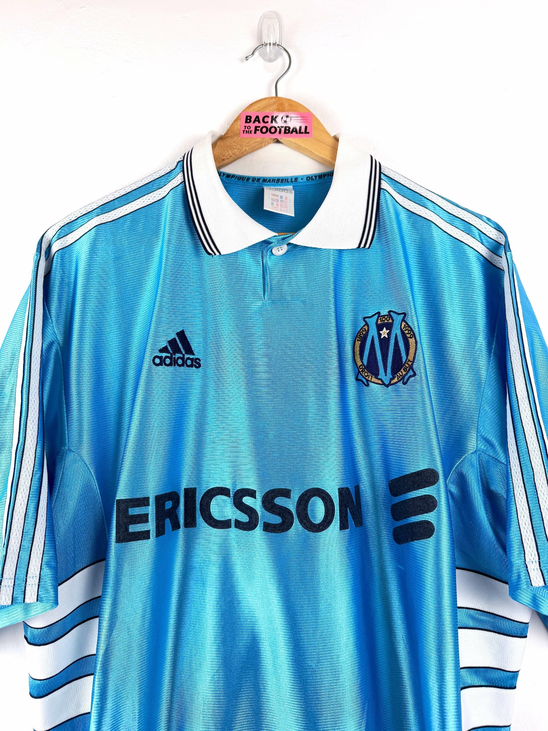 maillot vintage extérieur OM 1998/1999 centenaire