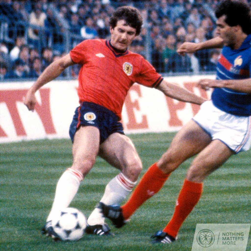 maillot vintage extérieur Ecosse 1982