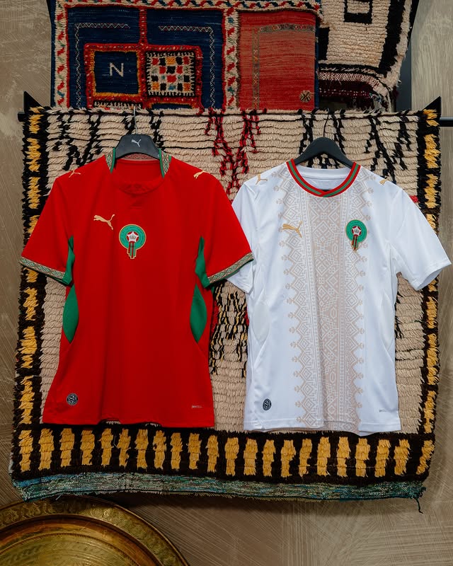 maillot extérieur Maroc 2026