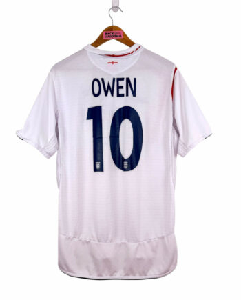 maillot vintage domicile Angleterre 2006 floqué Owen #10