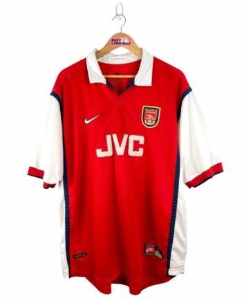 maillot vintage domicile Arsenal 1998/1999