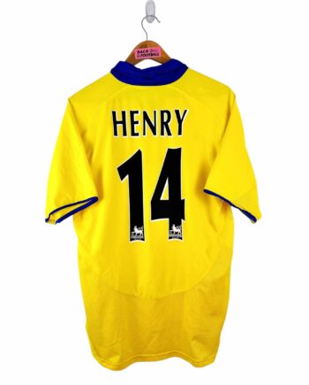 maillot vintage extérieur Arsenal 2003/2004 floqué Henry #14