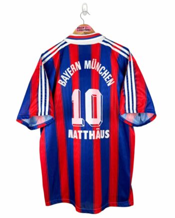 maillot vintage domicile Bayern Munich 1995/1997 floqué Matthäus #10