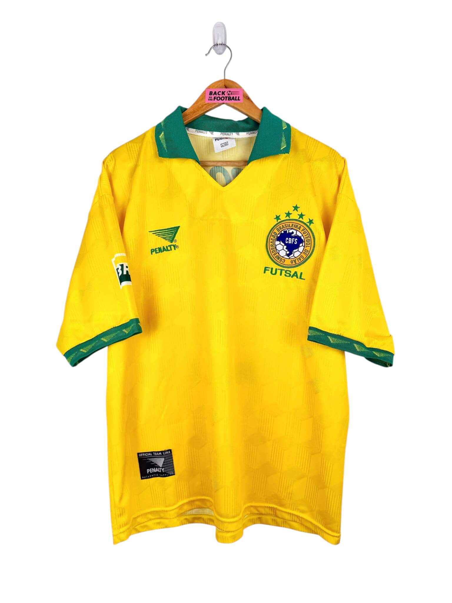 maillot vintage domicile Brésil Futsal 1997