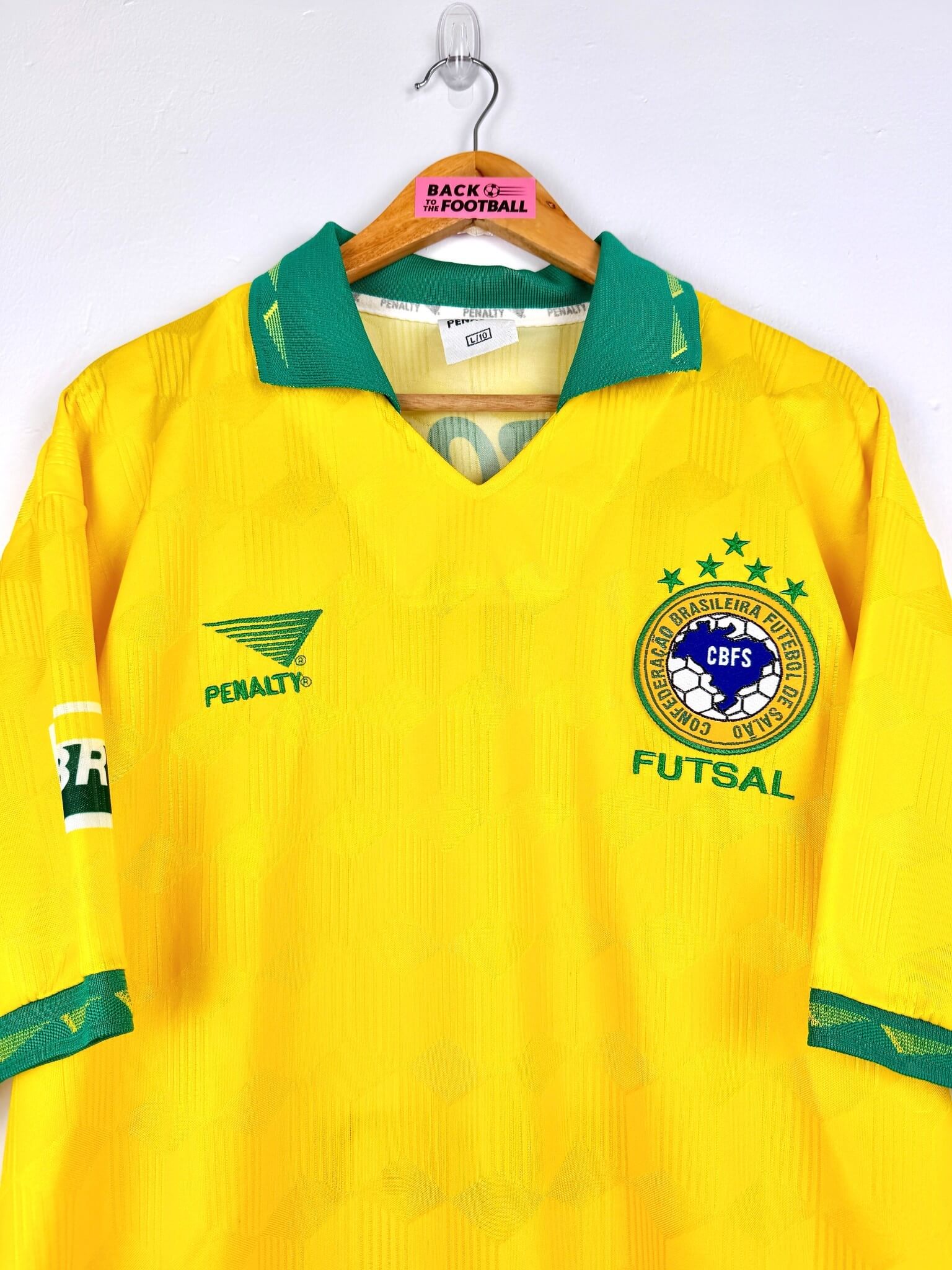 maillot vintage domicile Brésil Futsal 1997