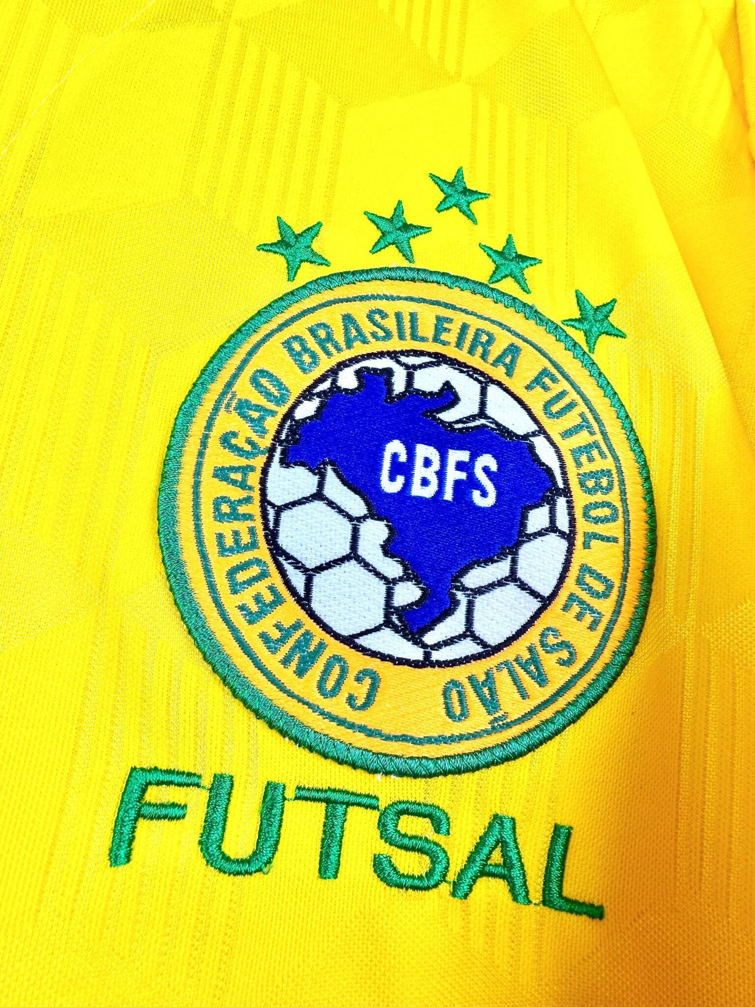 maillot vintage domicile Brésil Futsal 1997