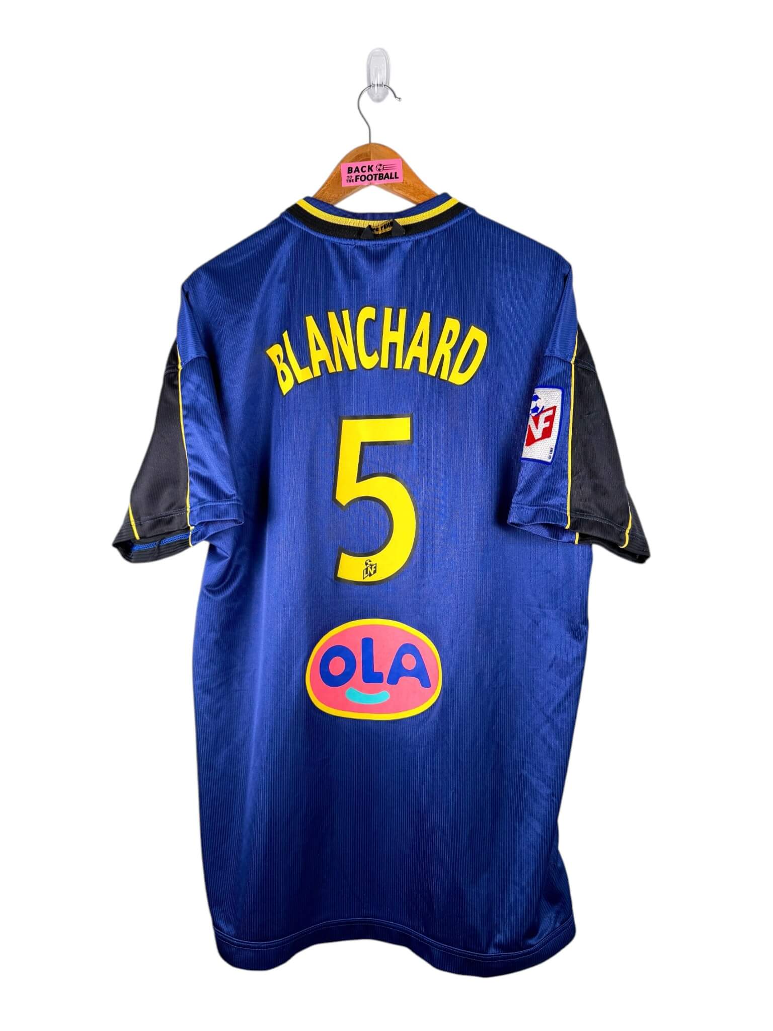 maillot vintage extérieur RC Lens 1999/2000 floqué Blanchard #5