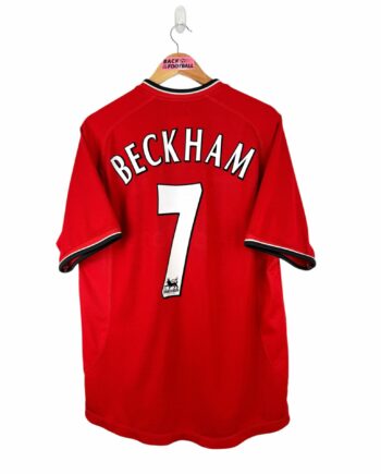 maillot vintage domicile Manchester United 2000/2002 floqué Beckham #7