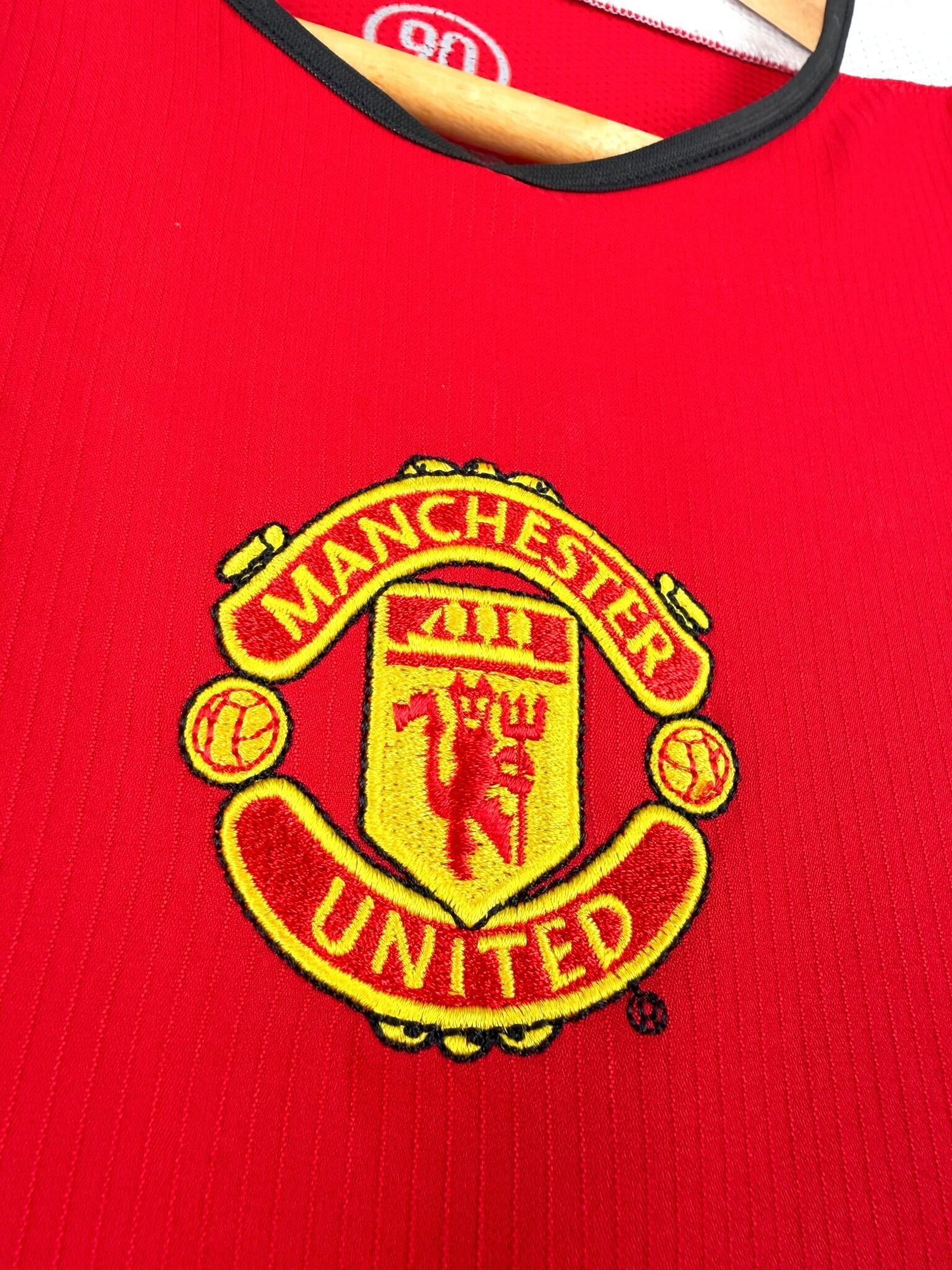 maillot vintage domicile Manchester United 2004/2006 floqué Scholes #18