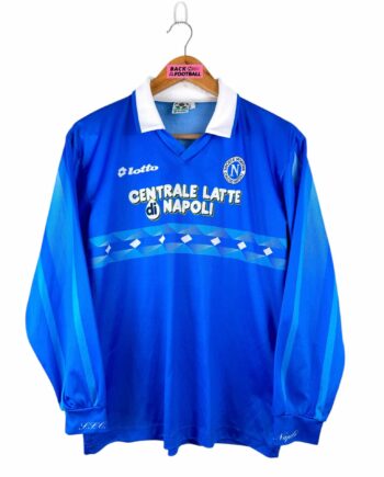 maillot vintage domicile Napoli 1996/1997 manches longues