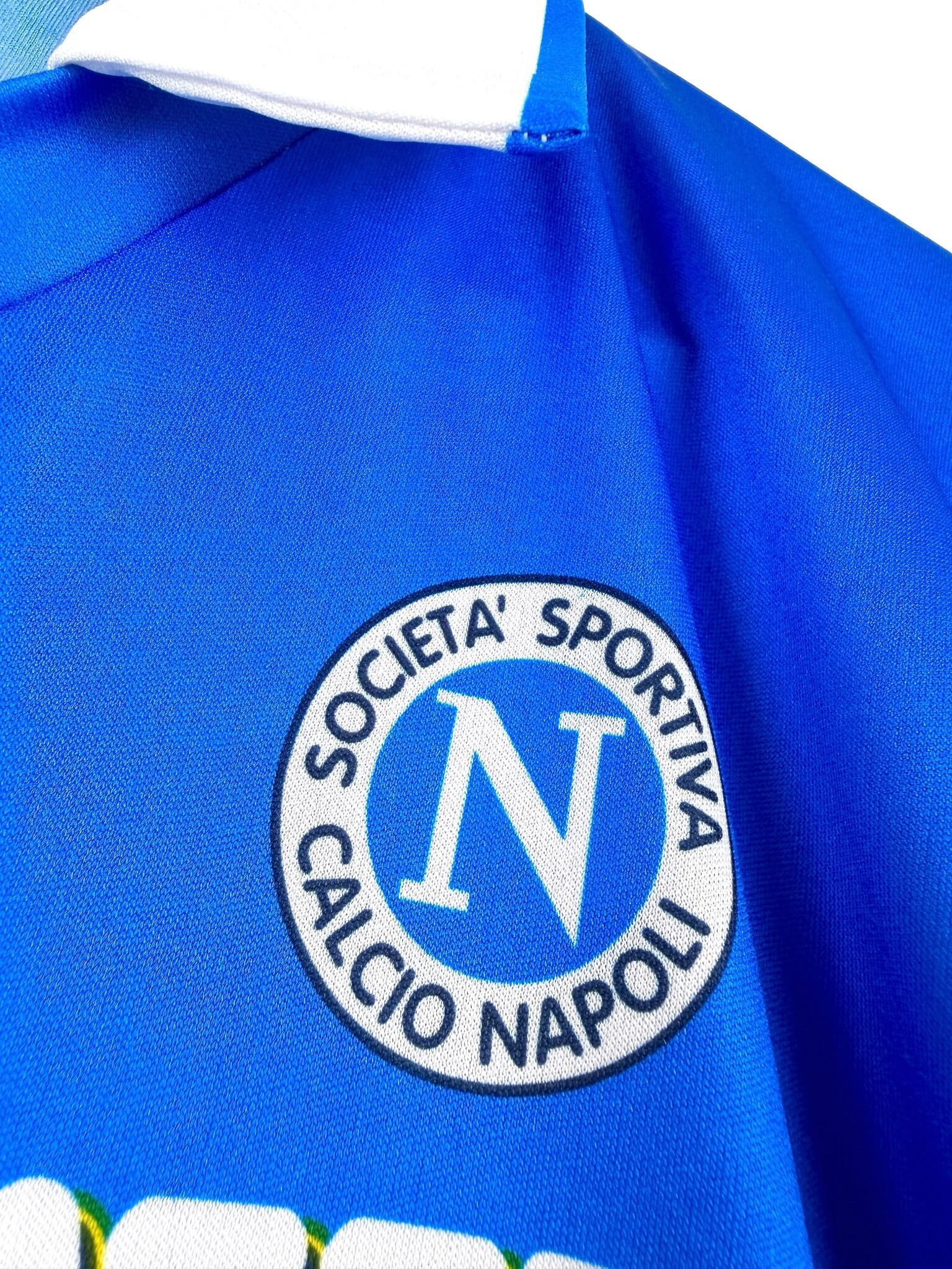 maillot vintage domicile Napoli 1996/1997 manches longues