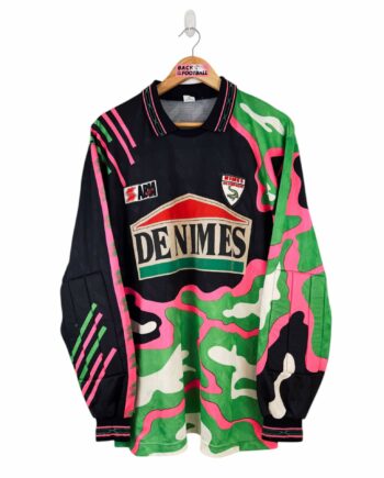 maillot vintage gardien Nîmes Olympique 1992/1993 player issue (stock pro)