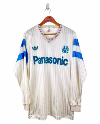 maillot vintage domicile OM 1989/1991 manches longues