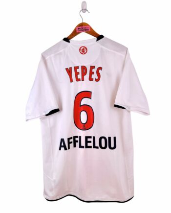 maillot vintage extérieur PSG 2007/2008 floqué Yepes #6