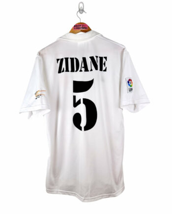 maillot vintage domicile Real Madrid 2002/2003 floqué Zidane #5