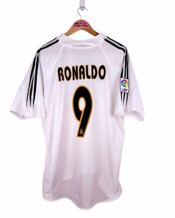 maillot vintage domicile Real Madrid 2004/2005 floqué Ronaldo #9