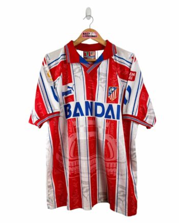 maillot vintage domicile Atlético Madrid 1996/1997