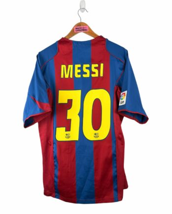maillot vintage domicile Barcelone 2004/2005 floqué Messi #30