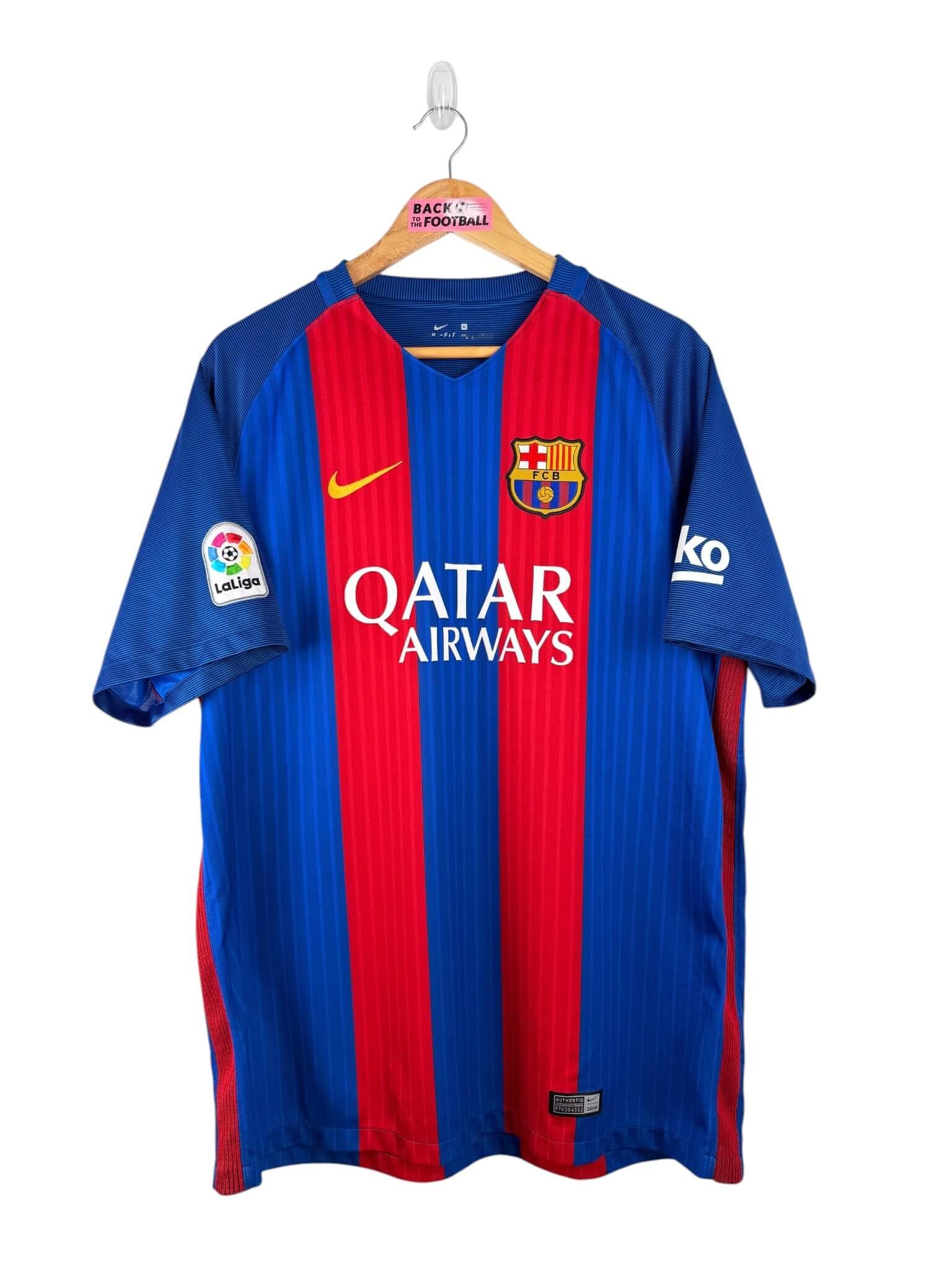 maillot vintage domicile Barcelone 2016/2017 floqué Messi #10