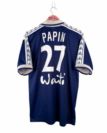 maillot vintage domicile Girondins de Bordeaux 1996/1997 floqué Papin #27