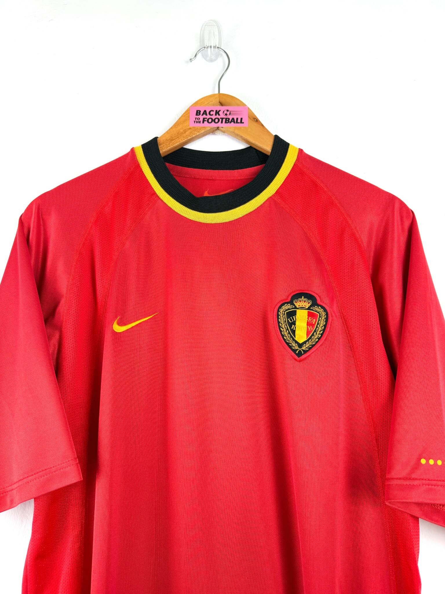 maillot vintage domicile Belgique 2000