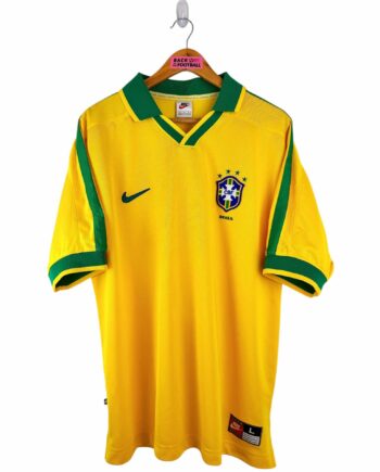 maillot vintage domicile Brésil 1997