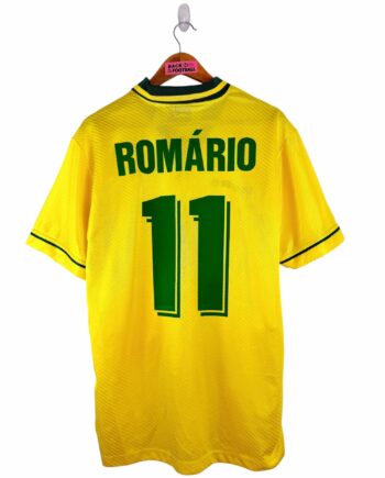 maillot vintage domicile Brésil 1994 floqué Romário #11