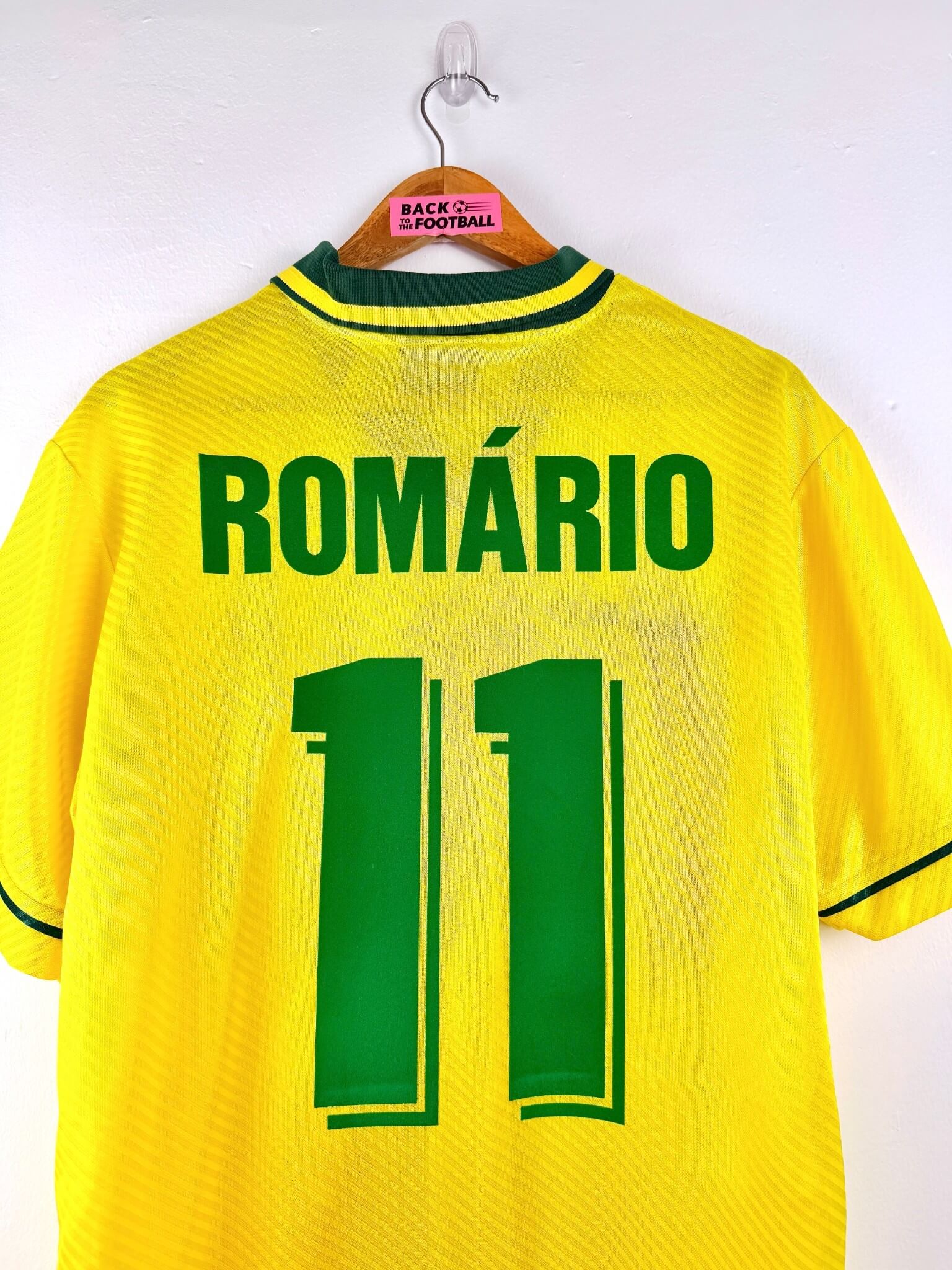 maillot vintage domicile Brésil 1994 floqué Romário #11