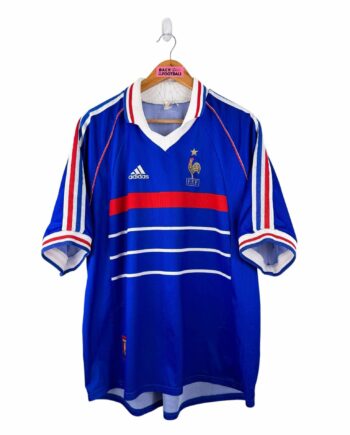 maillot vintage domicile équipe de France 1998