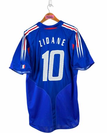 maillot vintage domicile équipe de France 2004 floqué Zidane #10