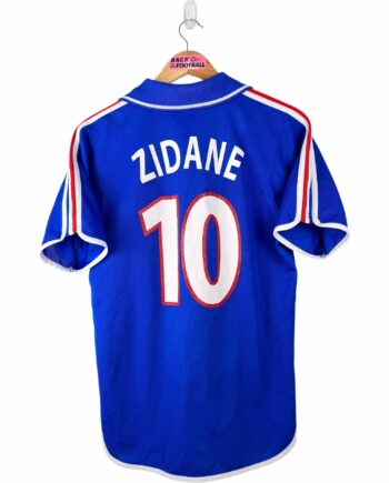 maillot vintage domicile équipe de France 2000 floqué Zidane #10