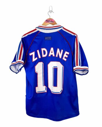 maillot vintage domicile équipe de France 1998 floqué Zidane #10
