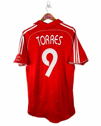 maillot vintage domicile Liverpool 2006/2008 floqué Torres #9