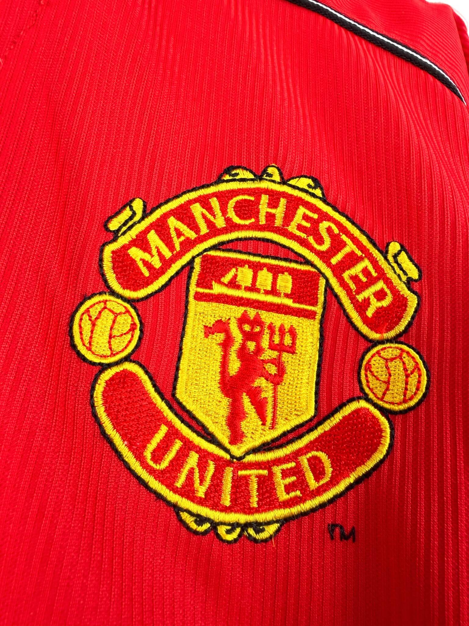 maillot vintage domicile Manchester United 1998/2000 floqué Beckham #7