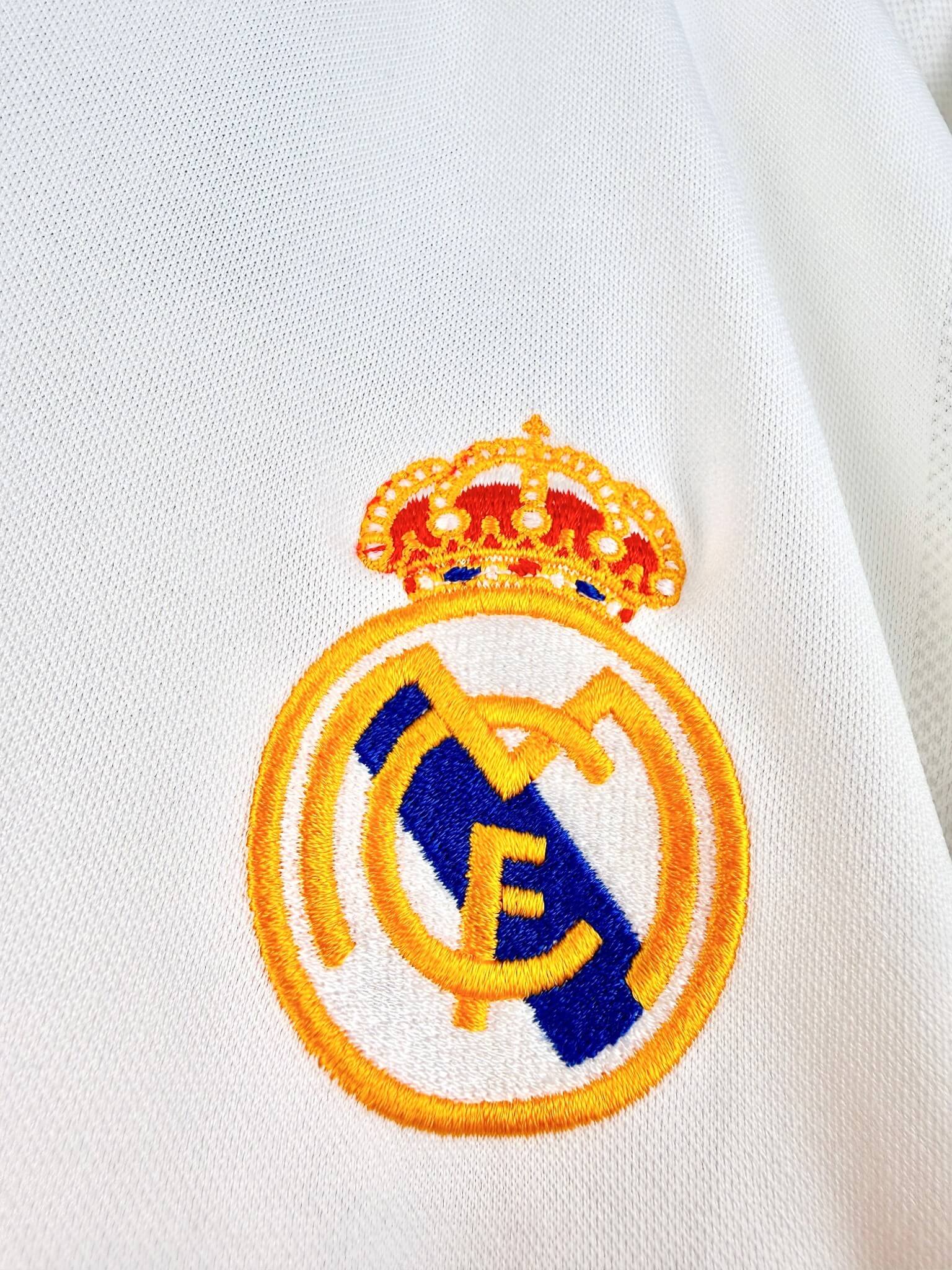 maillot vintage domicile Real Madrid 2002/2003 floqué Zidane #5