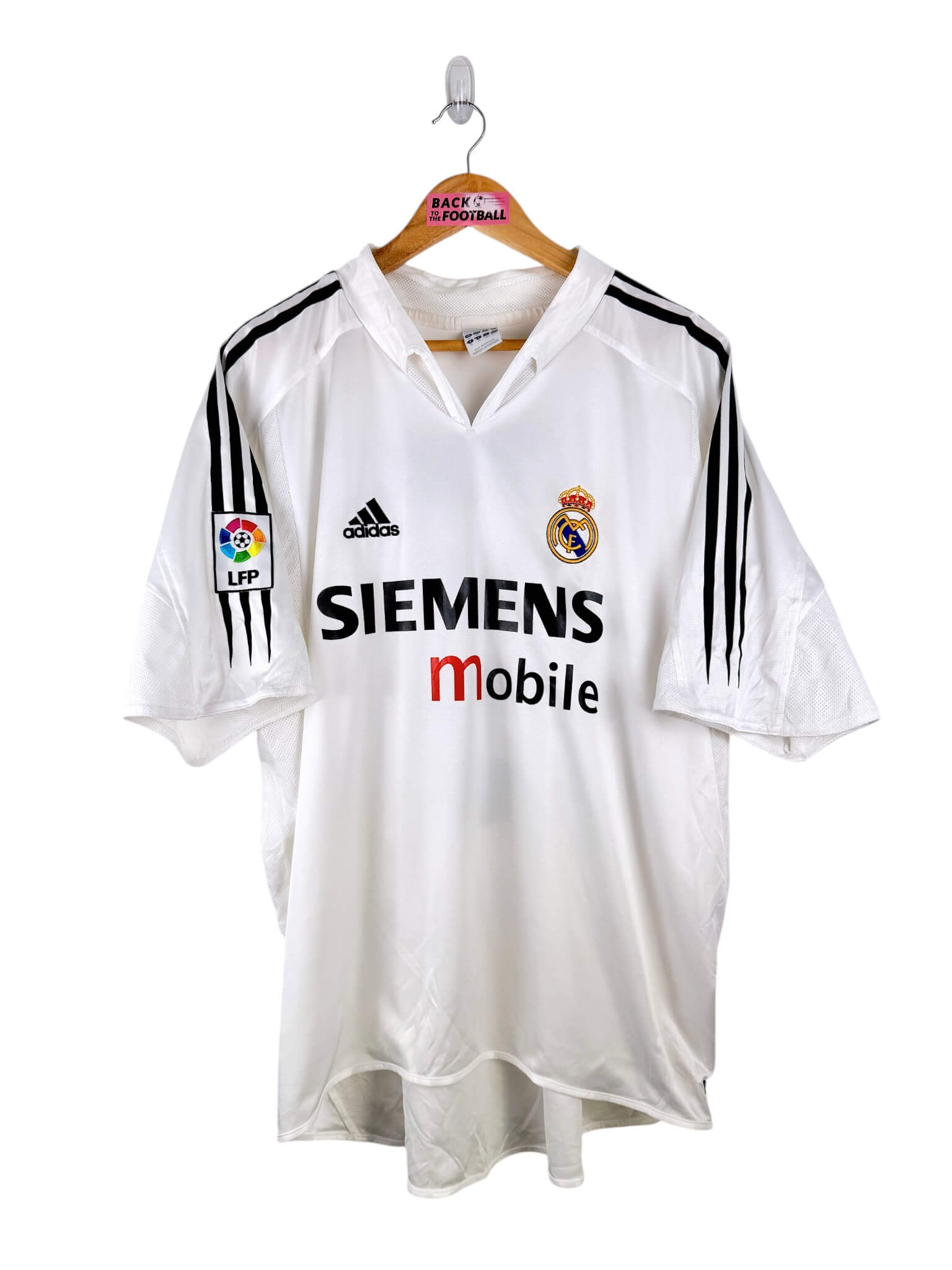 maillot vintage domicile Real Madrid 2004/2005 floqué Zidane #5