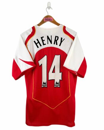 maillot vintage domicile Arsenal 2004/2005 floqué Henry #14