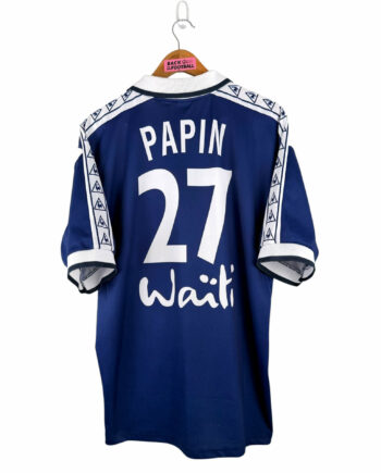 maillot vintage domicile Girondins de Bordeaux 1996/1997 floqué Papin #27