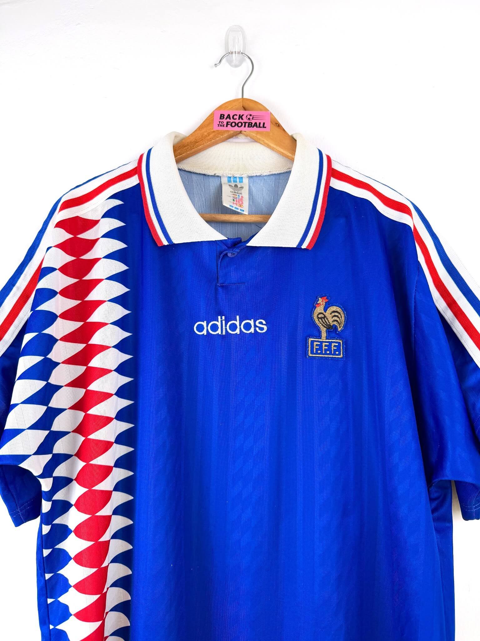 maillot vintage domicile équipe de France 1994