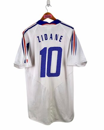 maillot vintage extérieur équipe de France 2004 floqué Zidane #10